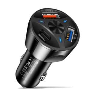 INKAX C/C CA-04 2USB 15W TYPE -C Dual Car Charger