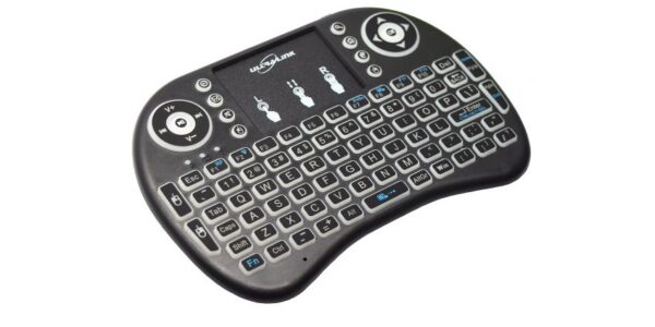 i8 Backlit Mini Wireless Keyboard With Touchpad Infrared Remote Control