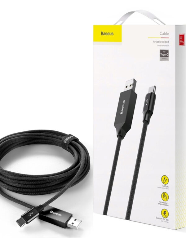 VIAKING SC022 USB TO MICRO USB 5M 3A CABLE