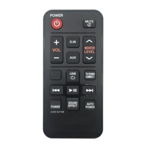Replacement AH59-02710A Remote fit for Samsung Sound Bar HW-J250 HW-J250/ZA HW-JM25 HW-JM25/ZA AH59-02710B HWJ250 HWJ250/ZA HWJM25